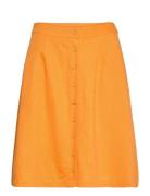 Slfgulia Hw Short Skirt B Selected Femme Orange