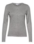 A8661, Milasz R-Neck Cardigan Saint Tropez Grey