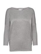 A2561, Milasz R-Neck Pullover Saint Tropez Grey