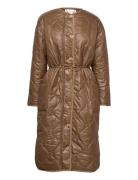 Reece Quilted Coat Dante6 Brown