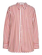 Striped Cotton Shirt Mango Patterned