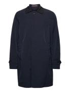 Man Garment Dyed Trench Tommy Hilfiger Tailored Blue