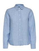 Reg Linen Chambray Shirt GANT Blue