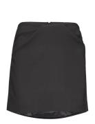 Pleat Miniskirt Mango Black