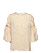 Recycled Polyester Blouse Rosemunde Beige