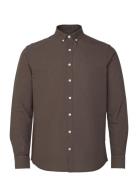 Johan Oxford Washed Shirt Kronstadt Brown