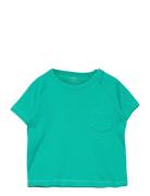 Rib Jersey T-Shirt W. Pocket Copenhagen Colors Green