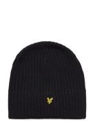 Knitted Ribbed Beanie Lyle & Scott Blue