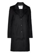 Slfmette Wool Coat B Selected Femme Black