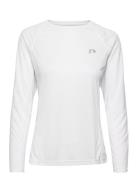 Women Core Running T-Shirt L/S Newline White