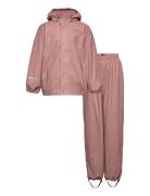 Rainwear Set -Solid, W.fleece CeLaVi Pink