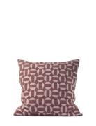 Cushion Cover Dusty Pink Printed Diamond Ceannis Pink