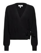 Objmalena L/S Wrap Cardigan Noos Object Black