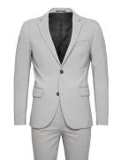 Plain Mens Suit Lindbergh Grey