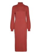 Polo-Neck Dress Esprit Casual Red