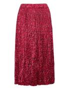 Pleated Printed Maxi Skirt In Recycled Polyester Scotch & Soda Pattern...