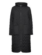 Slfnora Quilted Coat Selected Femme Black