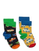 2-Pack Kids Car Sock Happy Socks Patterned