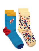 2-Pack Kids Into Space Sock Happy Socks Patterned