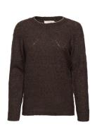Crmerle Pointelle Knit Pullover Cream Brown