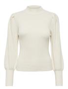 Onlkatia L/S Highneck Pullover Knt ONLY White