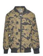 Saxo B Quilted Jacket ZigZag Patterned