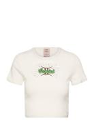 T-Shirt Ss Barbara Kristoffersen By Rosemunde Cream