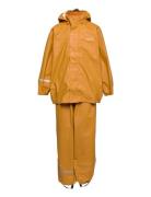 Basic Rainwear Set -Solid Pu CeLaVi Orange