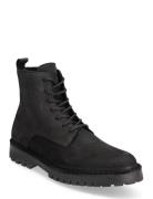 Slhricky Nubuck Lace-Up Boot B Selected Homme Black