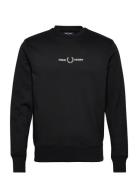Embroidered Sweatsh Fred Perry Black