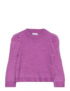 Nmfrhis Ls Knit Camp Purple Name It