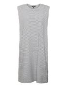 Jersey Dress With Shoulder Pads Esprit Collection Grey