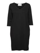 Slfcaro-Tunni 3/4Hort Dress Selected Femme Black
