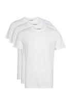 Slhaxel Ss O-Neck Tee 3 Pack Noos Selected Homme White