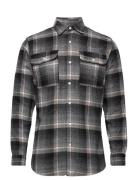 Slhregscot Check Shirt Ls W Selected Homme Grey