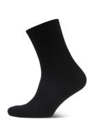 Fine Wool Rib Socks Mp Denmark Black