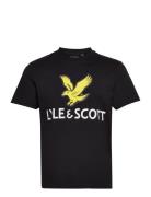 Printed T-Shirt Lyle & Scott Black