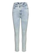 Zoey Bleached Denim Pants Dante6 Blue