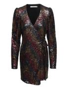 Ablinagz Wrap Dress Gestuz Patterned