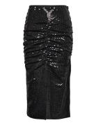 Slfsandy Hw Midi Skirt B Selected Femme Black