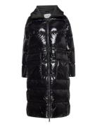 High Shine Padded Puffer Coat Calvin Klein Black