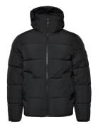 Crinkle Nylon Puffer Jacket Calvin Klein Black