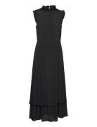 Midi Length Ruffle Dress IVY OAK Black