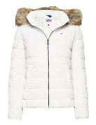 Tjw Basic Hooded Down Jacket Tommy Jeans White