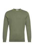 Slhberg Crew Neck Noos Selected Homme Khaki