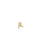 Earring Studs Archetypes, Gold, A-Z Design Letters Gold