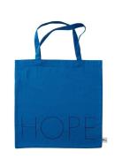 Dl Tote Bag Design Letters Blue