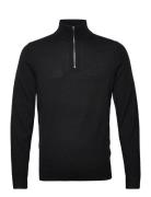 Merino Rws Quarter Zip Calvin Klein Black