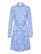 Slfevig Ls Short Dress D2 Selected Femme Blue