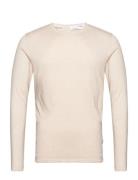 Slhrome Ls Knit Crew Neck Noos Selected Homme White
